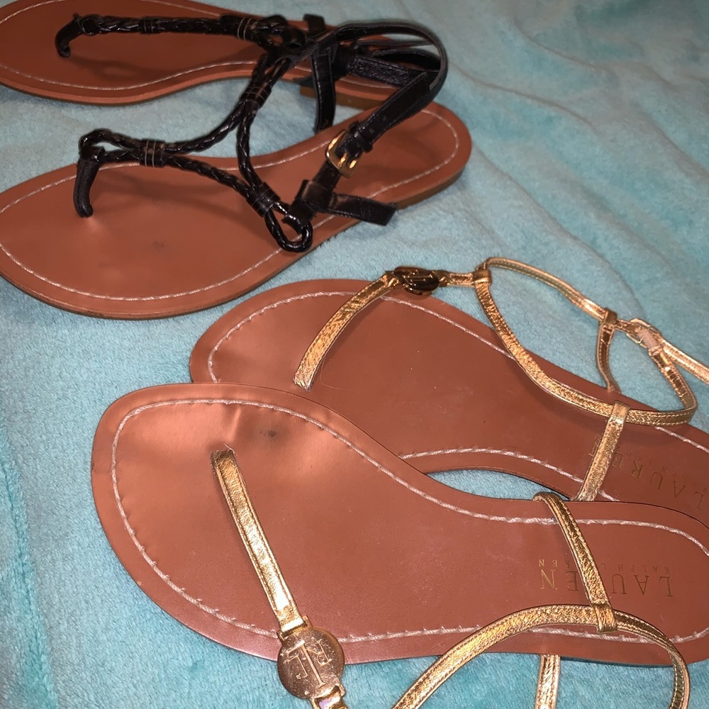 2 pairs of Ralph Lauren sandals